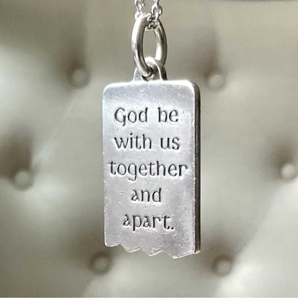 Sterling Silver James Avery God Be With Us Mizpah Pendant